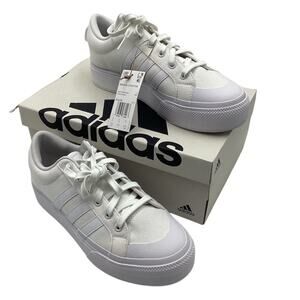 Adidas Bravada 2.0 Women's White Platform Sneakers Size 9.5